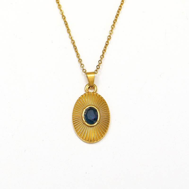 Eternal Radiance Necklace (Sapphire Blue)